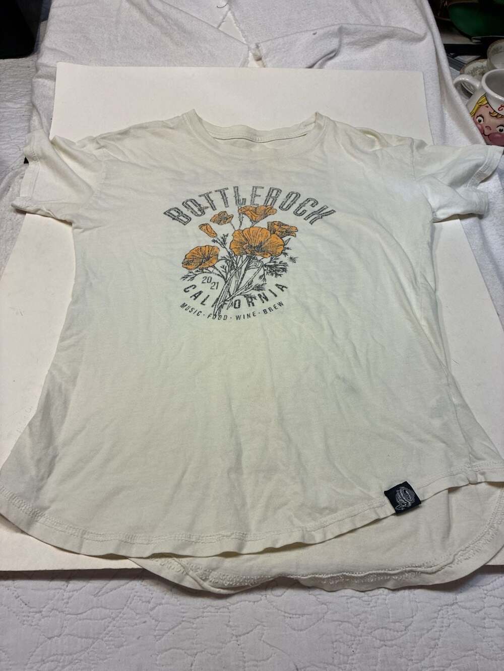 BottleRock 2021 California Music Food Wine Brew Graphic Tee White